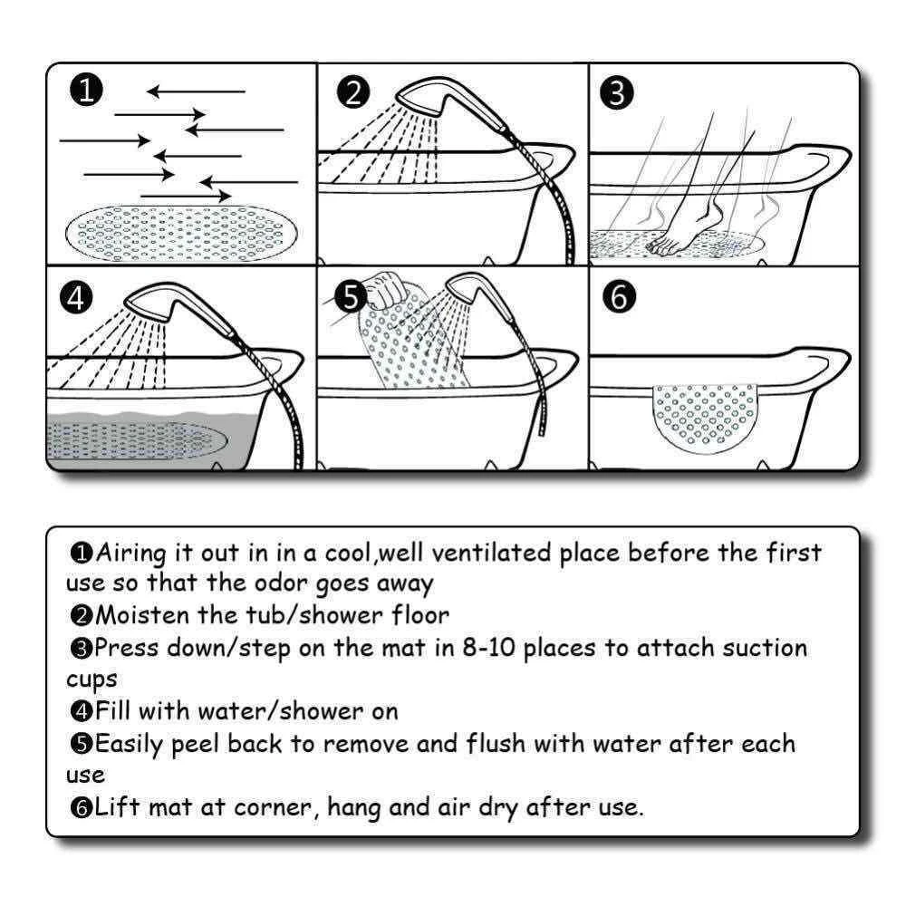 Urijk ПВХ ванная комната с присоской Противоскользящий коврик для ванной и душа ванная душевая комната ванная коврик мат для ванной опционально