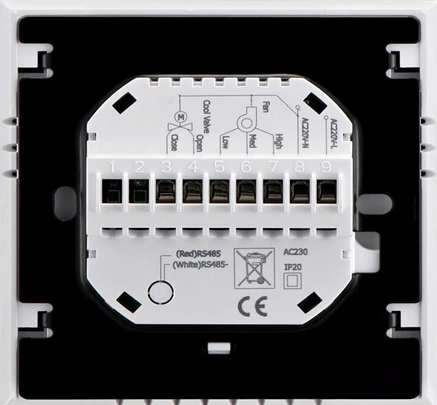 Programmable Colorful Wifi Thermostat for Fan Coil Units Controlled by  Android and IOS Smart Phone within 15 Day Delivery
