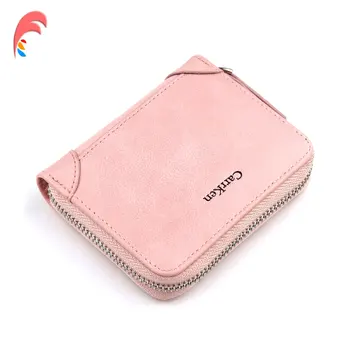 

New Leather Small Women Wallet Luxury Brand Zipper Mini Women Wallet Purse Short Female Coin Purse Credit Card Holder LQH003