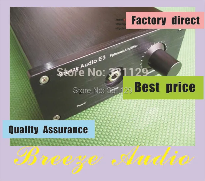 

Breeze Audio-1506 Black E3 headphone amplifier case (match with WeiLiang E3 circuit )