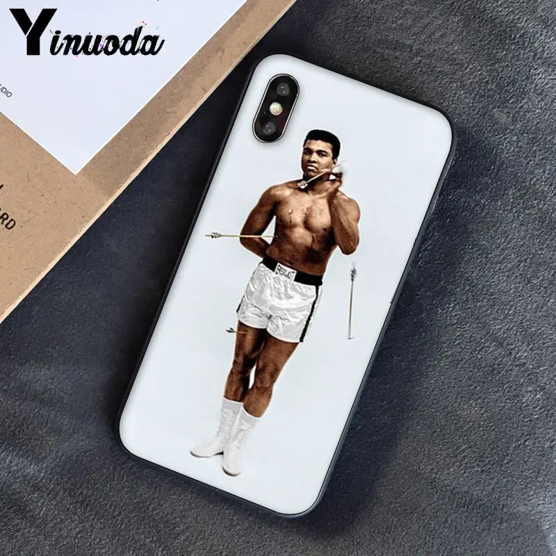 Yinuoda Muhammad Ali бокс Чемпион Новинка чехол для телефона Fundas чехол для iPhone 8 7 6 6S 6Plus X XS MAX 5 5S SE XR Fundas Capa - Цвет: A14