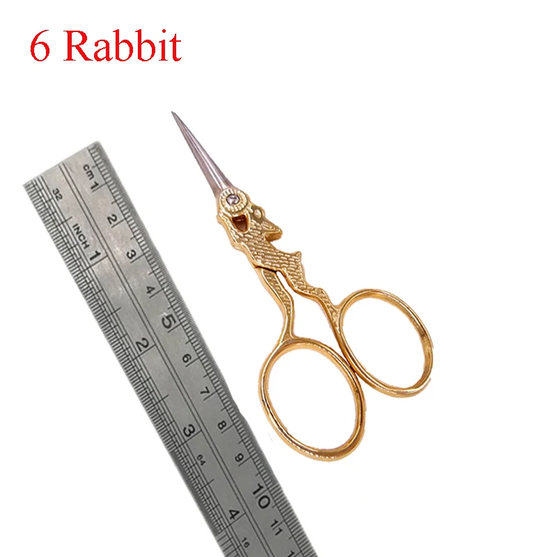 Ножница для вышивки, Классическая ткань для рукоделия, антикварная, сделай сам, вышивка крестиком, винтажная, европейская, ретро, ремесло, шитье, портной - Цвет: Rabbit