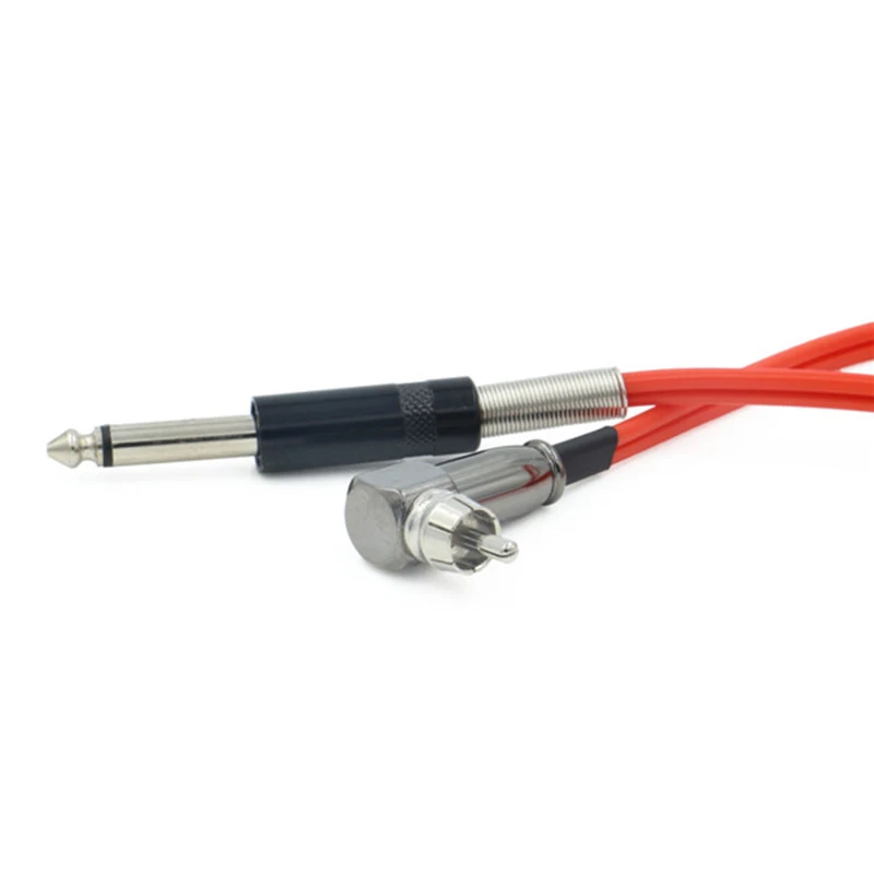 Professional-2-4M-Red-Color-RCA-Tattoo-Clip-Cords-Silicone-Soft-Tattoo-Clip-Cord-for-Tattoo