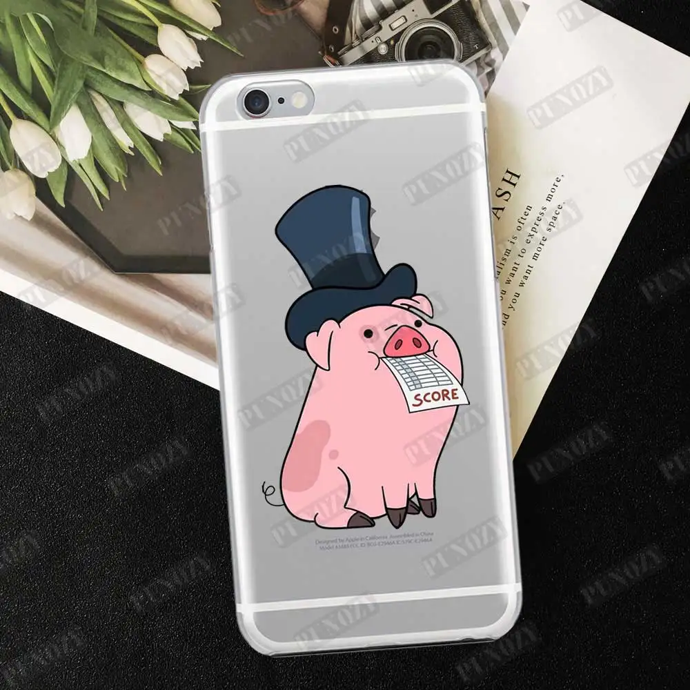 Милый чехол для телефона с рисунком из мультфильма Гравити Фолз Waddles the Pig Для iphone 11 pro X XR XS MAX 6 6S 8 7 Plus 5 5S SE 4 4S силиконовый чехол из ТПУ - Цвет: TPU  A470