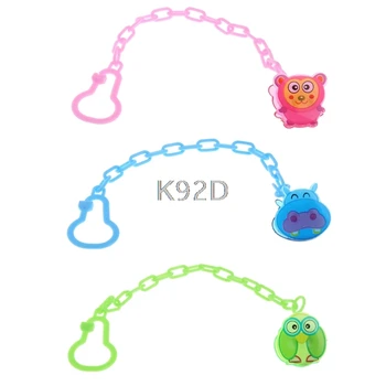 

Baby Infant Kids Pacifier Chain Clip Animal Cartoon Dummy Soother Nipple Holder Strap Nipple Holder For Infant Feeding O30