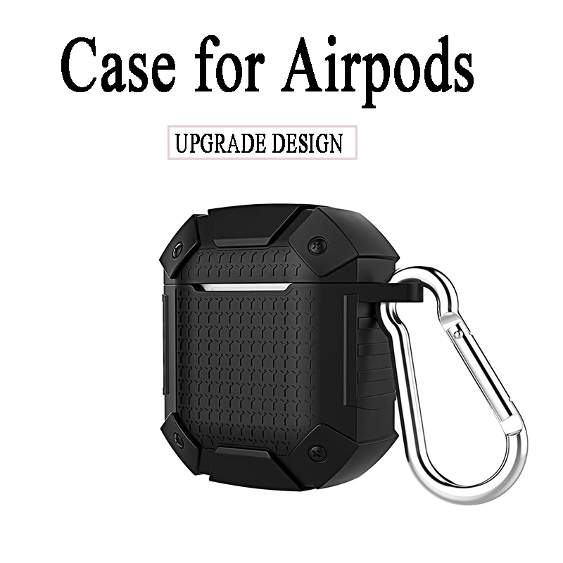 Противоударный Броня наушники чехол для Apple AirPods Мягкие TPU силикона анти-отпечатков пальцев водонепроницаемый защитный корпус чехол для Airpods