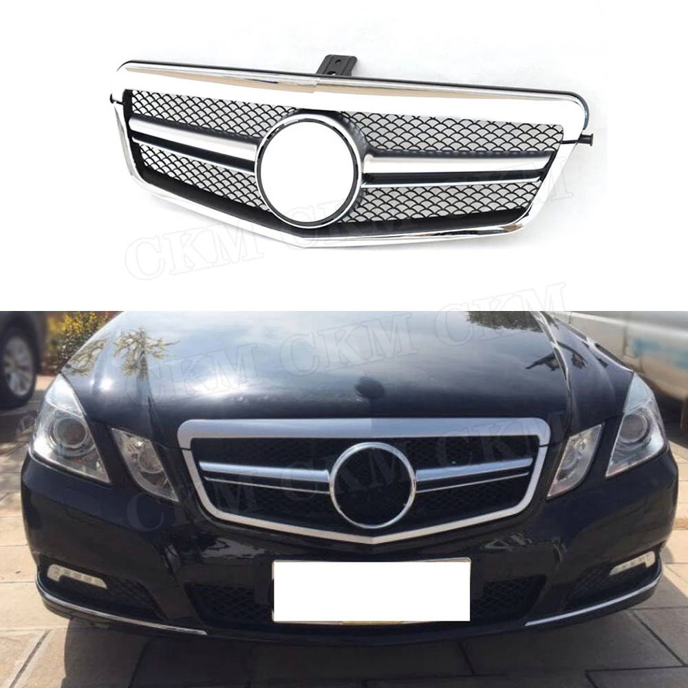 Автомобильная решетчатая Решетка переднего бампера Diamond для Benz W212 E250 E550 E350 E63 Для