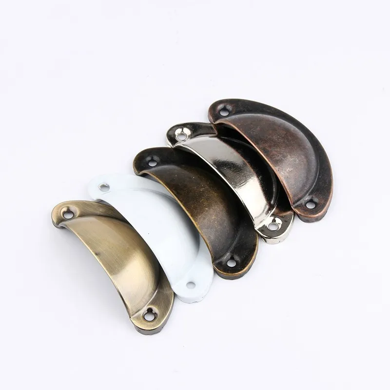 

Modern Black Silver Shell Pulls Knobs Drawer Pulls Handles Knobs Dresser Handles / Cabinet Handles Kitchen Decorative Hardware