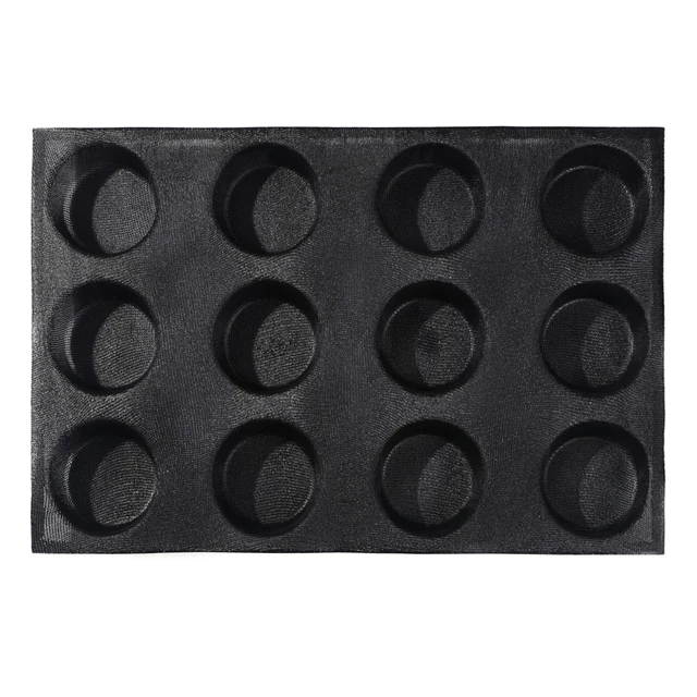 Silicone Muffin Top Pans, 2 Pack Non-stick 3 Whoopie Pie Baking Pan 3 Inch  R