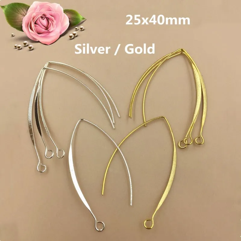 20pcs Simple French V Shaped Ear Hook/Earrings Accessories Bijoux For