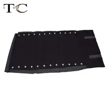 Черные бархатные украшения Органайзер дорожная сумка для показа серьги-гвоздики чехол