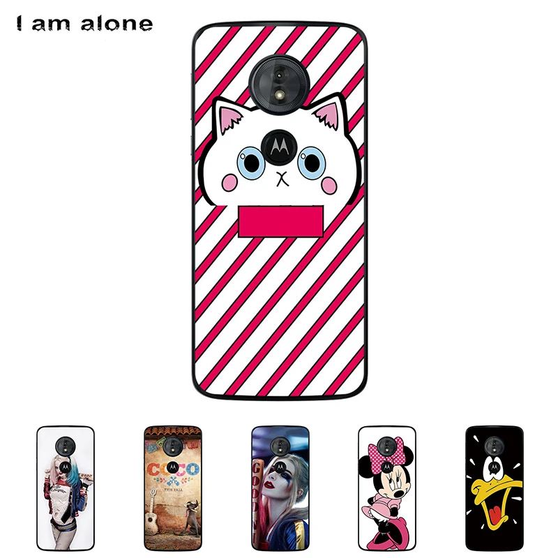 

For Motorola Moto G6 Play 5.7 inch Solf TPU Silicone Color Paint DIY Case Mobile Phone Cover Bag Cellphone Housing Shell