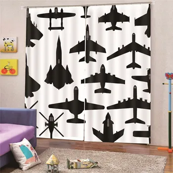 

3D Digital Print Fighter Blackout Curtain For Living Room Children Bedroom Cartoon Printed kids Cortinas Draps Home Decor AP16