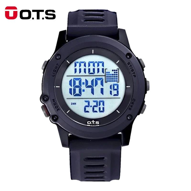 

OTS Watch Men 50M Waterproof Men Sport Watch Multifunction Watches Fashion Digital Wristwatches