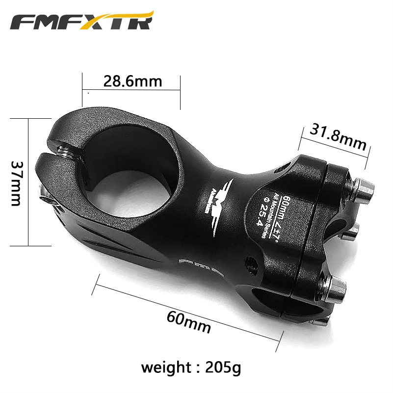 FMF 25 4/31 8 мм руль для велосипеда из матового черного алюминиевого сплава с