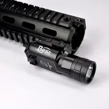420 люмен Cree, светодиодный тактический пистолет ружье для страйкбола фонарик факельное оружие белый свет с Пикатинни