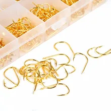 2017 New 500pc Fresh Water Sea Golden Fly Fishing Hooks Tackle Set With Box Wholesale Size 3-12