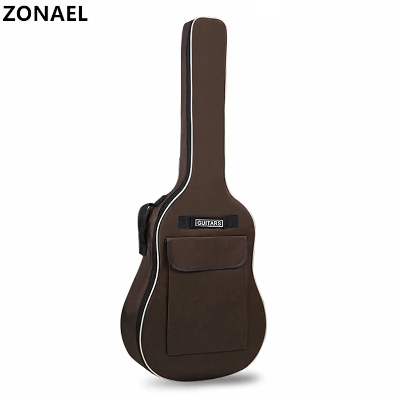 ZONAEL 38 39 40 41 дюймов Толстая фолк Flattop Акустическая классическая водонепроницаемая