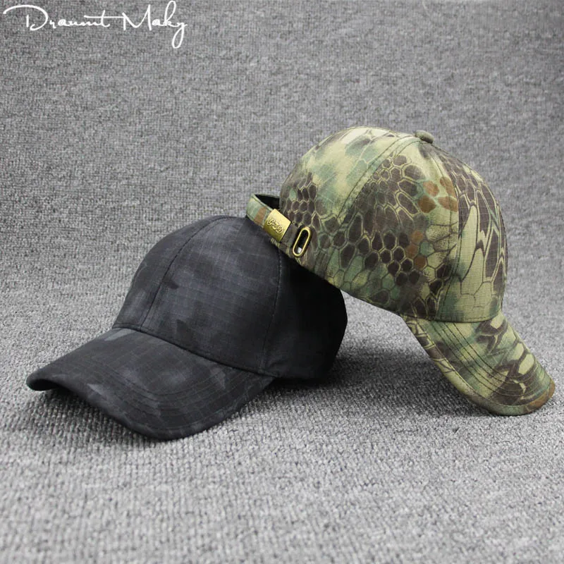 

Army Camo Snakeskin Baseball Cap Fishing Cap Men Women Outdoor Hunting Camouflage Jungle Hat Airsoft Tactical Hiking Trucker Cap