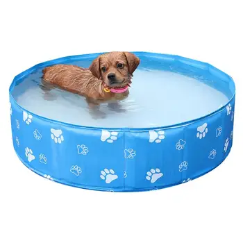 

Hot Sale Pet Swimming Pool Dog Cat Tub Collapsible Pvc Bathtub Cat Dog Pet Bathing Pool Toy Area Four Seasons Universal Tub