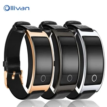 Ollivan Smart группа крови Давление монитор сердечного ритма наручные часы умный Браслет фитнес-трекер Шагомер Браслет для телефонов