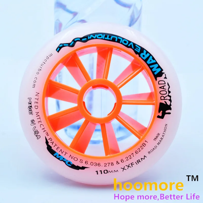 4 Pieces MPC Speed skating wheel, Green XFIRM Orange XXFIRM 110mm 100mm