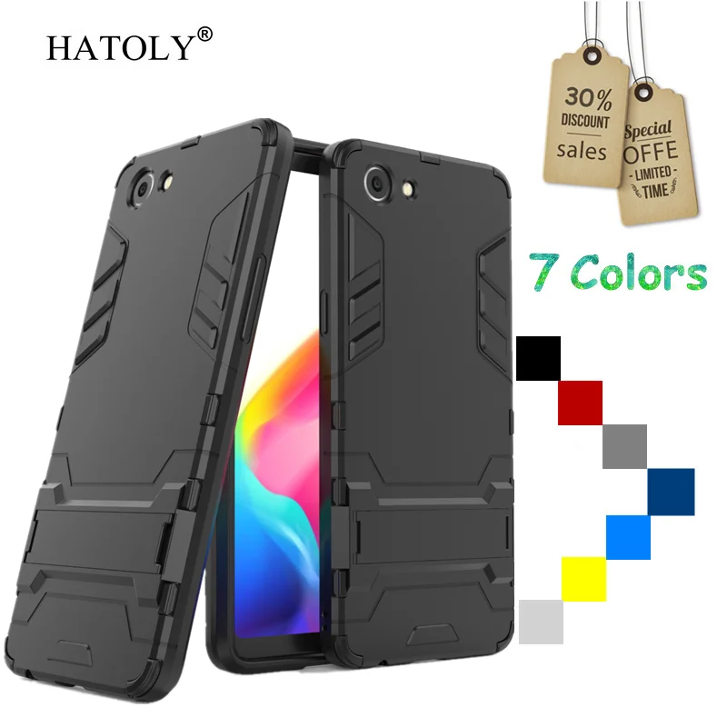 

HATOLY For Cover Oppo Realme 1 Case Oppo Realme1 Case Rubber Robot Armor Slim Hard Back Phone Case for Oppo Realme 1 Cover 6.2"