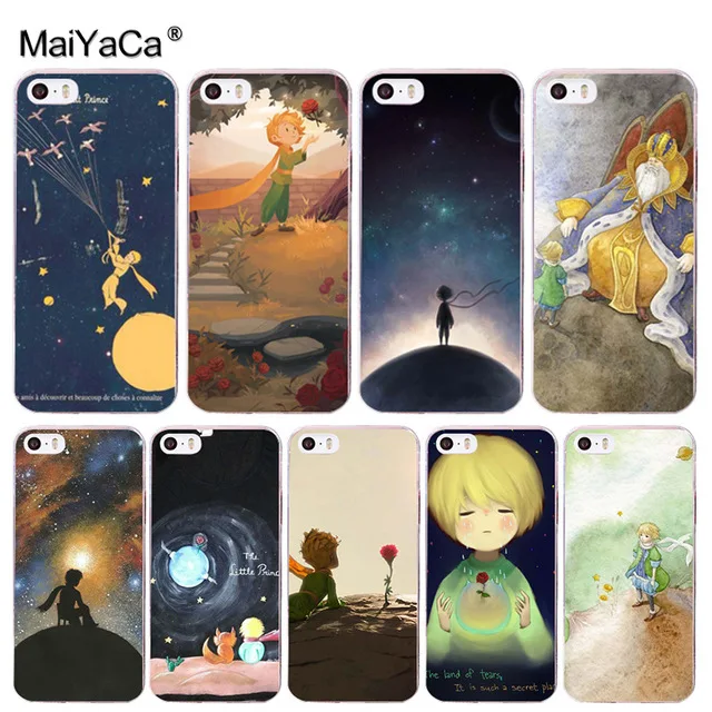 Чехол для телефона MaiYaCa с рисунком Маленького принца на земле iPhone 4S SE 5C 5S 6 6S 7 8 Plus X