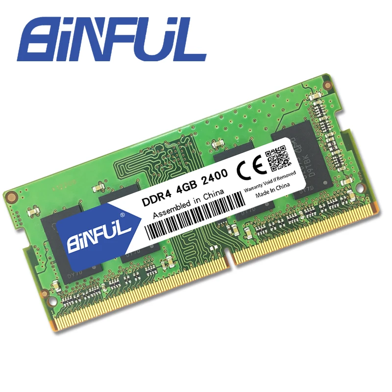  BINFUL DDR4 4GB 2400MHz Low Voltage 1.2v Sodimm Memoria Laptop Memory Notebook Ram High Quality