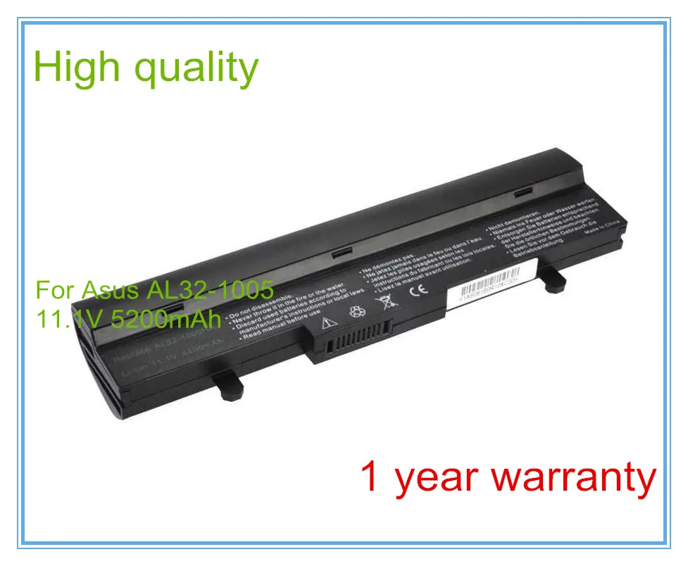 

5200mah 11.1v for 1001P 1001PX 1005PX 1005 1005P 1005HA AL31-1005 AL32-1005 ML32-1005 ML31-1005 laptop battery