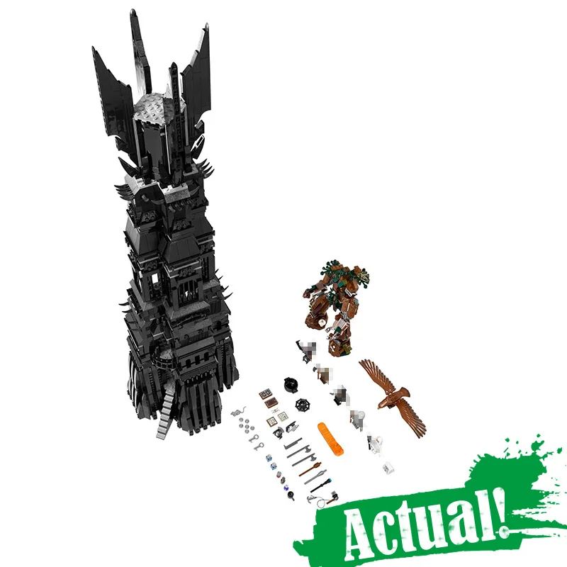 

LEPIN 16010 The Lord of the Rings Two Tower of Orthanc GANDALF THE GREY Hobbits 2430Pcs Building Blocks Bricks Compatible 10237