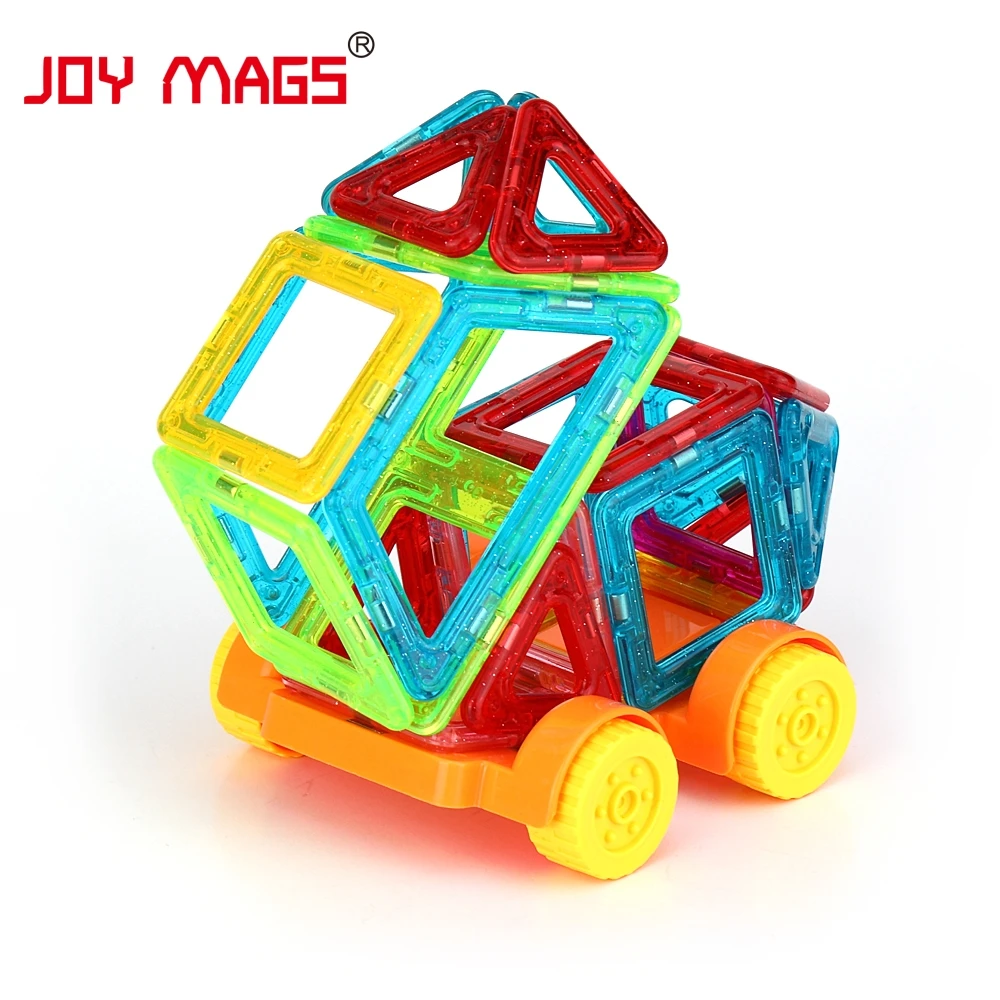 JOY MAGS игрушка мини Магнитная 100/110/130 шт./лот строительные блоки игрушки DIY 3D Магнитный конструктор развивающие кирпичи