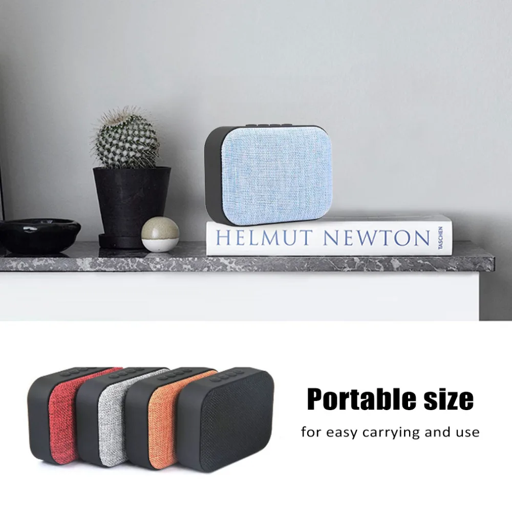 

Wireless bluetooth speaker soundbar portable speaker bluetooth subwoofer sound bar U-disk TF Card FM Radio Durable Fabric