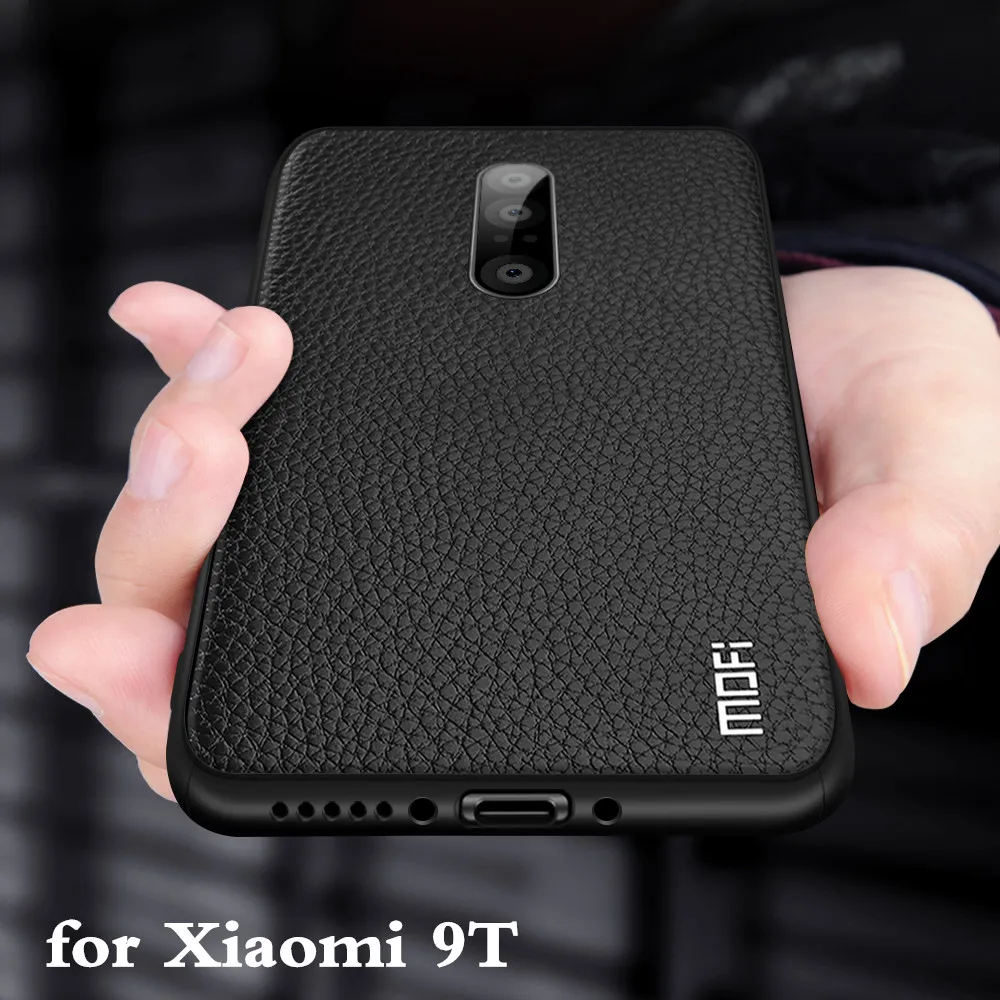 Чехол для Xio mi 9 T, чехол для 9 T, задняя крышка, MOFi Coque 9 t, TPU, из искусственной кожи, Мягкий силикон, полный край, защита от падения Xio mi