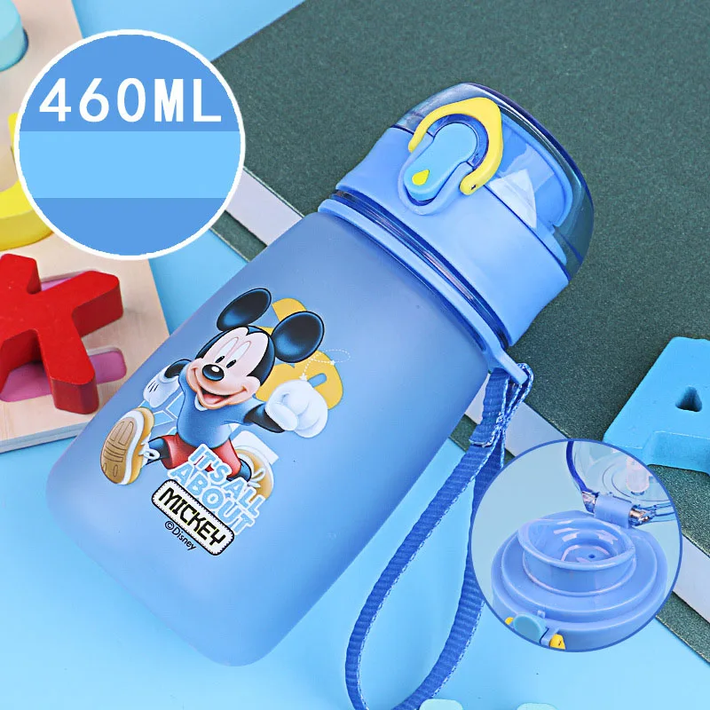 Disney Children's Cup Primary School Drop-proof Plastic Cup Kindergarten Baby Household Portable Summer Straight Drinking Cup