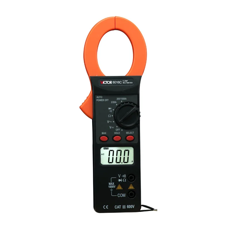 VICTOR VC6016C 3 1/2 AC мультиметр цифровой клещи Электрический метр|digital clamp meter|clamp meterdigital |