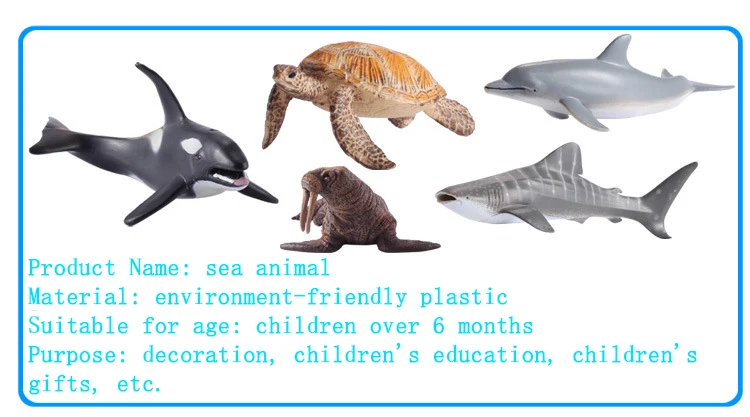 Модель морского животного твердых реальная жизнь Акула кит дельфин игрушки детей раннего образования Развивающие игрушки для детей подарок GF139