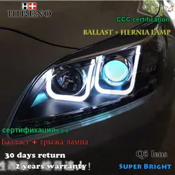 Hireno фары для 2012-2014 Chevrolet Malibu фар сборки LED DRL ангел объектив двойной луч ксеноновые 2 шт