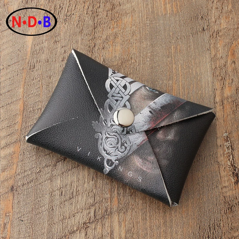 

2017 New pattern Viking legend Vikings coin purse High school students Mini Bag