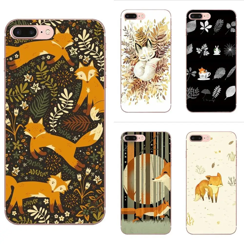 

Soft Bags Cases For Huawei Honor Mate 7 7A 8 9 10 20 V8 V9 V10 G Lite Play Mini Pro P Smart Fox In Autumn Leaves Forest
