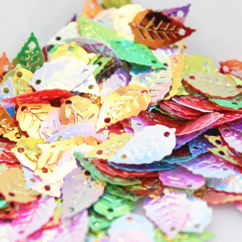 

200pcs/lot 16mm 2 Hole Flower Sequin For Crafts&Paillette Sewing Scrapbooking lentejuelas Diy Garment Bags accessories