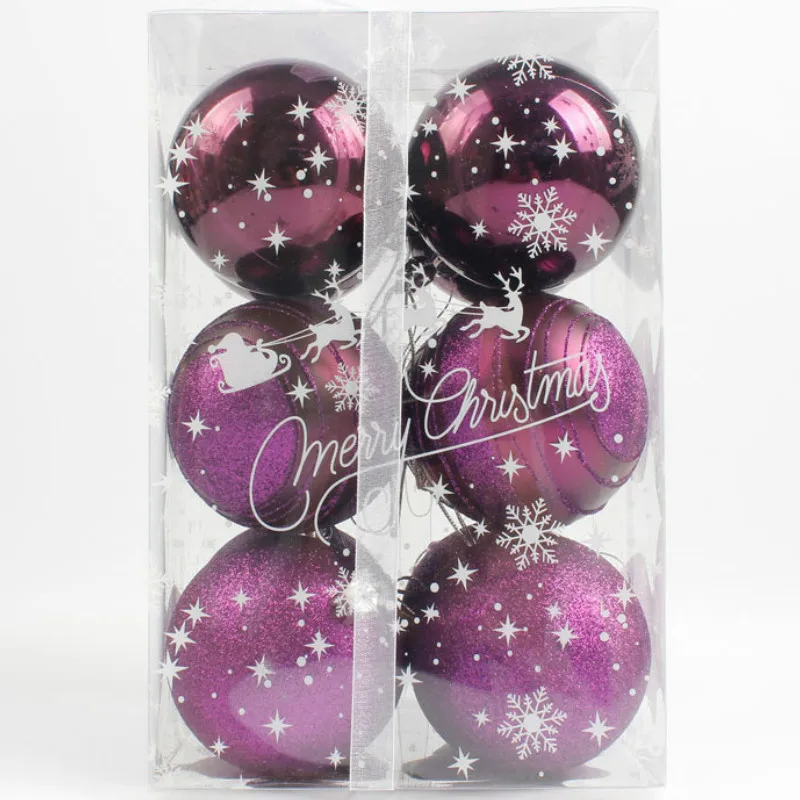 Горячая 12 шт./компл. Ёлочные шары украшения Xmas елочные игрушки Новогодний бал