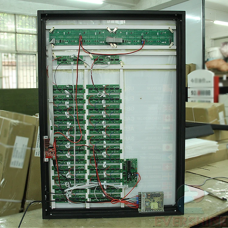 Bank Currency Exchange Rate LED Board for Multilingual Led Dispaly Panel (4)