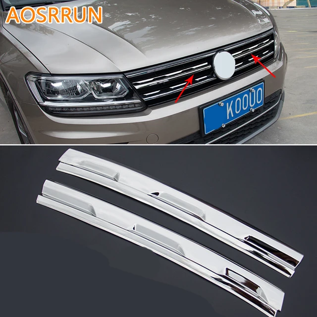 AOSRRUN Auto Intake Grille Cover Trim Voor Volkswagen VW Tiguan 2017