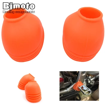 

BJMOTO Universal PVC Motorcycle FootPeg Foot Peg Cover Motocross Dust-proof Protector For Off Road Dirt Bike