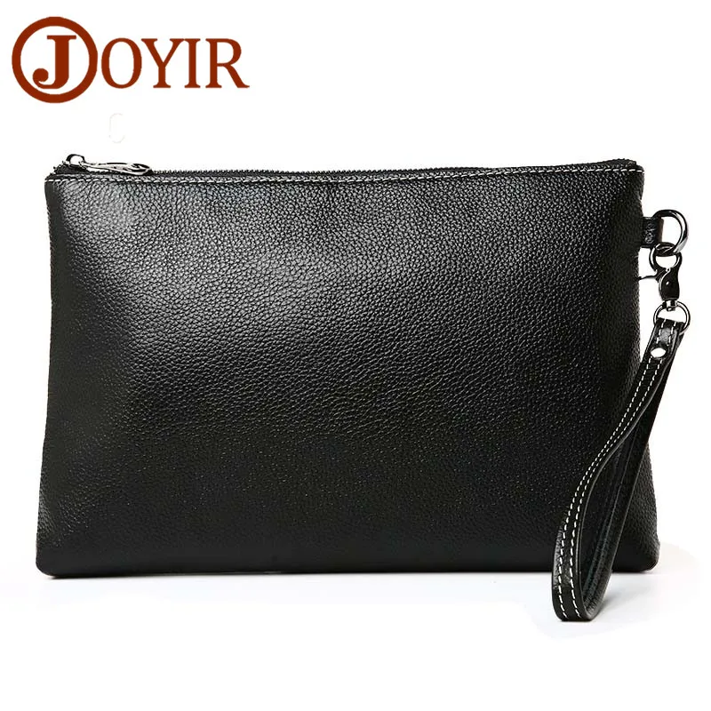 

JOYIR 2018 Men Envelope Clutch Bag Male Genuine Leather Wallet Men Clutch Bag Clutch Wallet Luxury Leather Men Wallet 3356
