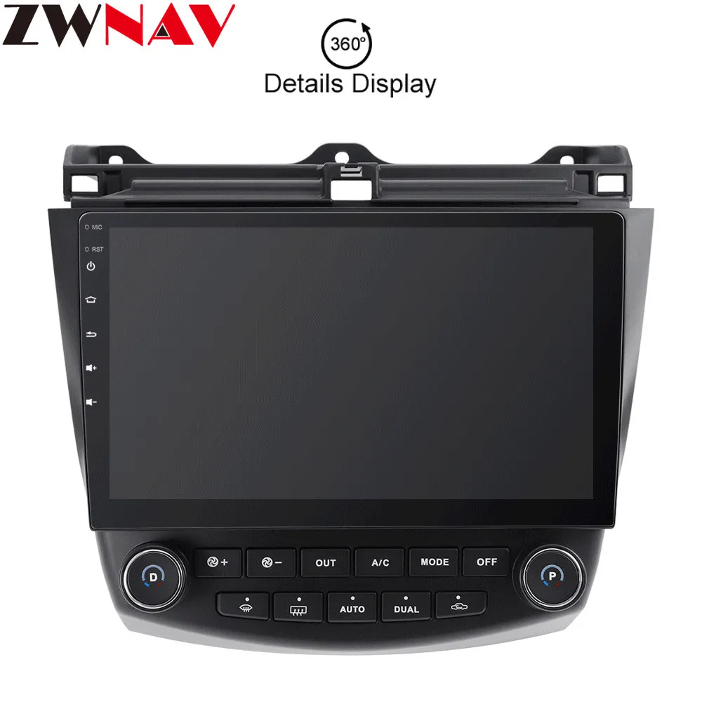 Top Android 9 4+64G DSP Car No DVD Player GPS navigation For Honda Accord 7 2003-2007 head unit multimedia player tape recorder 6