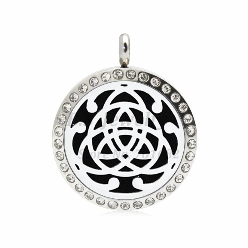 Bat 25mm Diffuser 316L Stainless Steel Necklace Pendant Aroma Essential Oil Diffuser Locket
