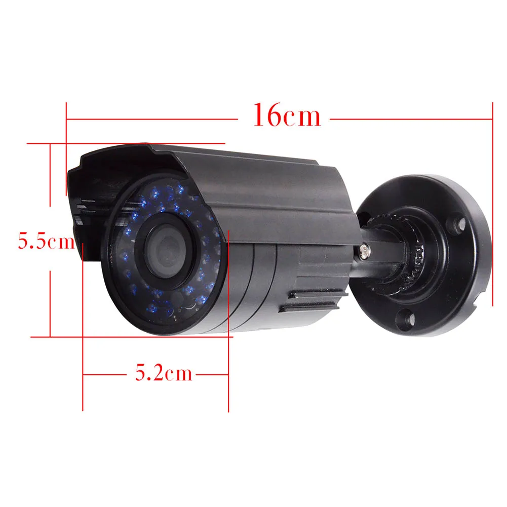 

One Set 2000TVL CCTV Camera 30pcs LED Waterproof Outdoor Indoor Bullet Camera IJS998