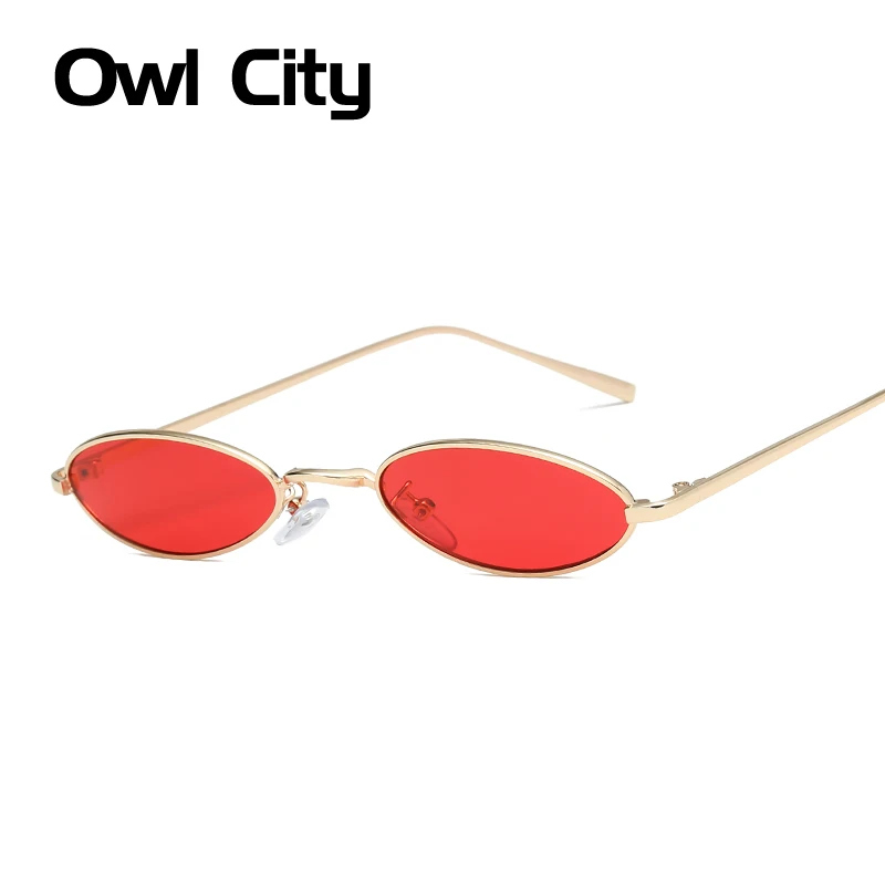 Женские Маленькие Круглые Солнцезащитные очки Owl City винтажные брендовые